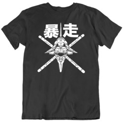 Neon Genesis Evangelion Black v2 T Shirt