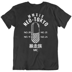Capsule Neo Tokyo Shirt Vintage Anime Distressed T Shirt
