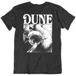Dune Sandworm Cult Film Fan Black  T Shirt