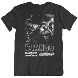Franco Nero Django Movie Poster Fan T Shirt