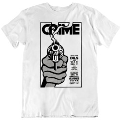 Crime Retro Punk Flyer Music Fan v4 T Shirt