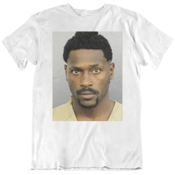 Antonio Brown Mug Shot Fan  T Shirt