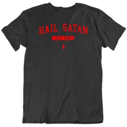 Funny Hail Satan Est 666  T Shirt