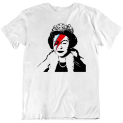God Save The Queen Ziggy Stardust Parody T Shirt