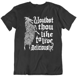 Live Deliciously Black Phillip The Witch    T Shirt