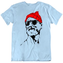 Bill Murray  Life Aquatic   Steve Zissou Movie Fan T Shirt