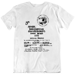 3rd Annual Bodysurfing Championships 1974 Sandy Beach Hawaii  T Shirt