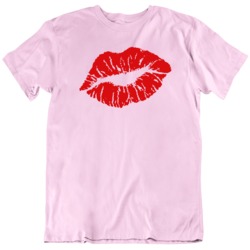 Lips Kissing Valentines Day T Shirt