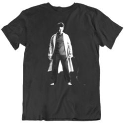 The burb's Retro Classic Movie Tom Hanks Silhouette   Black T Shi