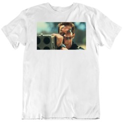 Cult Classic Commando Missile Launcher  Action Movie Fan T Shirt