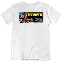 Retro Movie Rocky 2  Poster Movie Fan v8 T Shirt