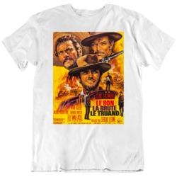 Classic Western The Good The Bad The Ugly Retro French Poster Movie Fa