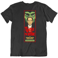Classic Movie Dr Jekyll and Mr Hyde Poster Movie Fan T Shirt