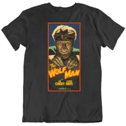 Classic Horror Movie The Wolfman Poster Movie Fan v2 T Shirt