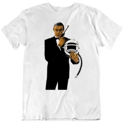 Classic Retro James Bond 007 Sean Connery Movie  Poster   T Shirt