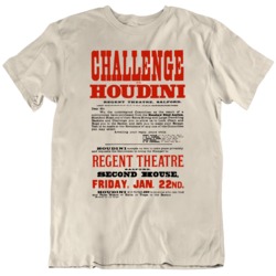 Challenge Houdini Magician Salford Regent Theatre Advertising Poster T