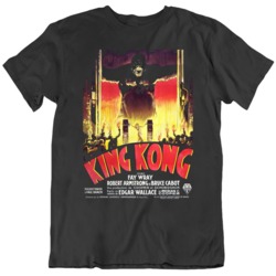 King Kong 1933 Movie Film Fay Wray Reproduction Movie Poster T Shirt