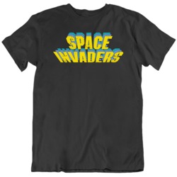 Classic Arcade Game Space Invaders Distressed Video Game Fan v2 T Shir