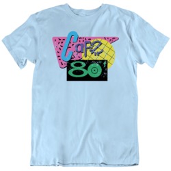 Back to the Future 2 Cafe 80's Distressed Movie Fan  T Shirt