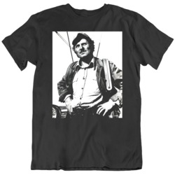 Quint Classic Movie Fan Jaws V2  T Shirt