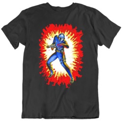 Retro Carton GI Joe Cobra Commander 80's Fan T Shirt
