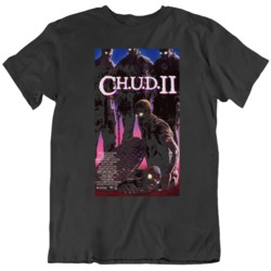Retro 80's Horror Movie CHUD 2 Fan  T Shirt