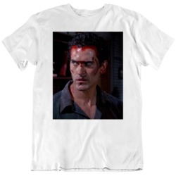 Retro 80's Movie Evil Dead Ash Movie Fan  T Shirt
