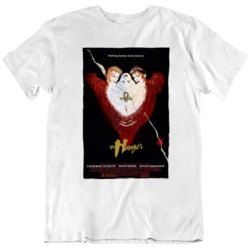 Retro 80's Horror Movie The Hunger Movie poster Fan T Shirt