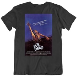 Retro 80's Horror Movie The Evil Dead Movie Poster Fan V4  T Shir