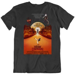 Retro 80's Movie The Last Dragon Movie Poster Fan   T Shirt