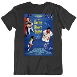 Retro 80's Movie Do The Right Thing Movie Poster Fan T Shirt