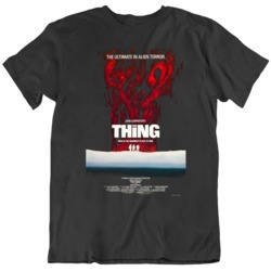 Retro 80's Horror Movie The Thing John Carpenter Movie Poster Fan