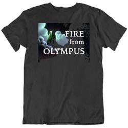 Batman TAS Fire From Olympus Episode Cartoon  T Shirt
