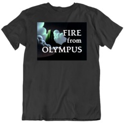 Batman Tas Fire From Olympus Episode Cartoon V2 T Shirt
