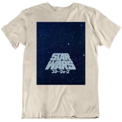 Retro Movie Star Wars Japanese Movie Poster  Fan T Shirt