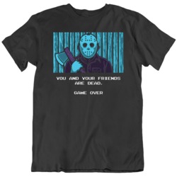 Retro Video Game Friday The 13th Death Cut Scene You and Your Friends 