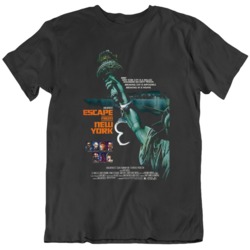 Retro 80's Escape from New York  Movie Poster Cool Fan v5 T Shirt