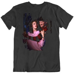 Retro 80's Movie Nightmare on Elm Street Promo Poster Cool Fan T 