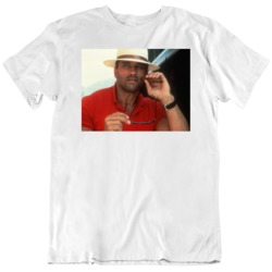 Retro 80's  Movie Predator Movie Arnold Cigar  Scene Cool Fan  T 