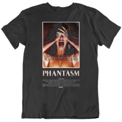 Retro 70's Horror Movie Phantasm Movie Poster Cool Fan T Shirt