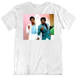 Retro 80's TV Show Miami Vice Crocket and Tubbs Thumbs up Cool Fa