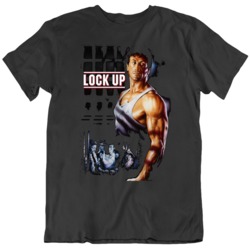 Retro 80's Movie  Lock up Movie Poster Cool Fan T Shirt
