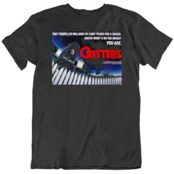 Retro 80's Movie Critters Movie Poster Cool Fan v5 T Shirt