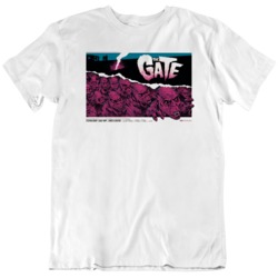 Retro 80's Movie The Gate Movie Poster Cool Fan   T Shirt