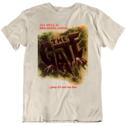 Retro 80's Movie The Gate Movie Poster Cool Fan v3 T Shirt