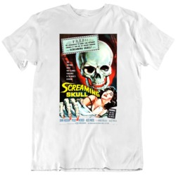 The Screaming Skull Horror 1958  Film Movie Poster T Shirt