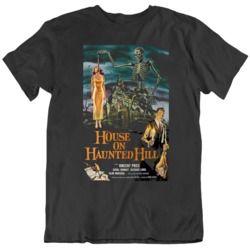 Vincent Price Retro House on Haunted Hill Movie Poster T Shirt