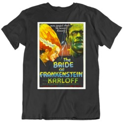 The Bride of Frankenstein Horror Movie Film Poster v5 T Shirt