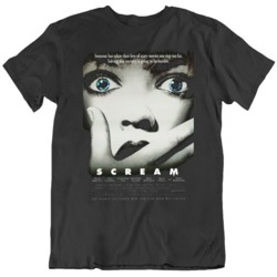 Cult Classic Horror Scream 1990's Movie  Poster Fan T Shirt