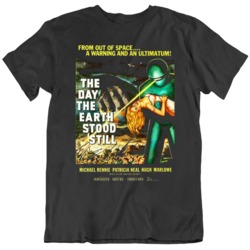 Cult Classic Retro The Day the Earth Stood Still Sci Fi Movie  Poster 